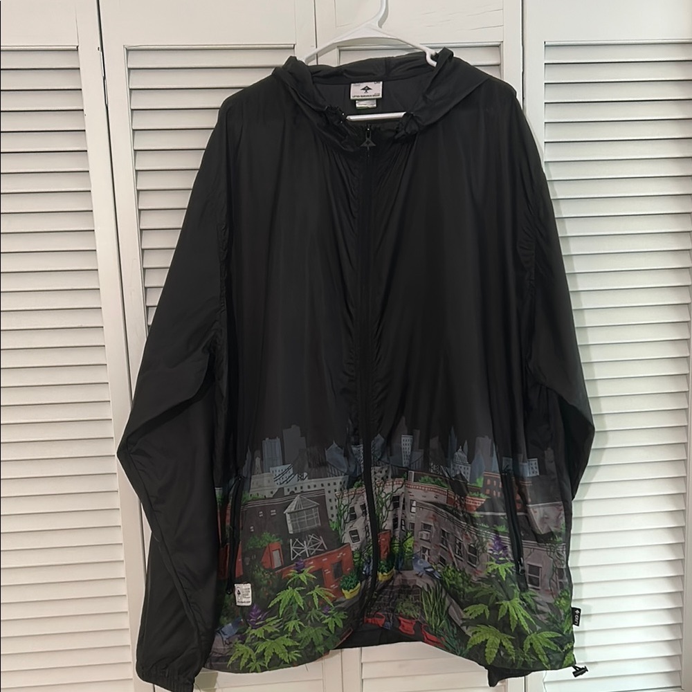 4XL Lifted Research Group Lightweight Packable Wind Rain Breaker